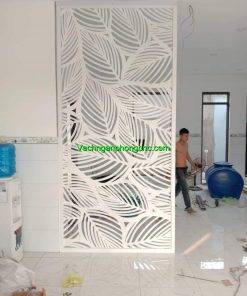 vách ngăn phòng khách và bếp bằng nhựa