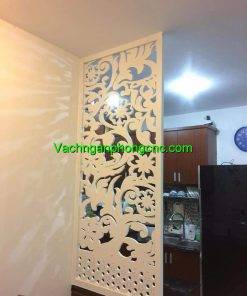 vách ngăn phòng khách và bếp bằng nhựa
