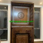 Vách ngăn phòng khách và bàn thờ VNPT 1087
