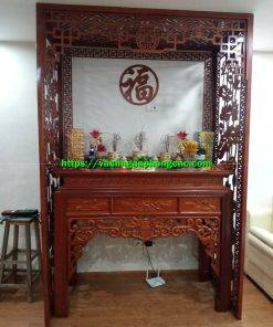 vách ngăn phòng thờ chung cư